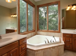 newly remodeled bathroom